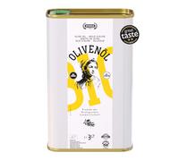 Apsogo Organic Extra Virgin Olive Oil - Greek High Polyphenols EVOO from Crete (3000ml) - Cold Pressed, Early Harvest, Premium Quality, Certified Organic