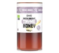 Apsogo Organic Greek Thyme Honey - Pure Liquid Honey from Crete, 400g