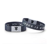 Apsvo Daily Bible Verse Bracelet Christian Bracelets for Men Women Scripture Tap Phone Bible Christian Religious Catholic Christmas Gifts, One Size, Nylon, no gemstone