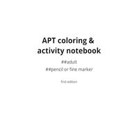 APT Coloring and Activity Notebook: IOCs & TTPs Tracker | Cybersecurity
