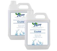 APT Crystal Metallised Non-Slip Floor Polish - High-Gloss for Sealed Vinyl, Terrazzo, Linoleum and Composite Floors, Slip-Resistant