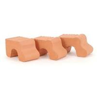 Apta Ltd Terracotta Pot Feet Set of 3