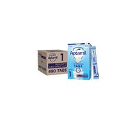 Aptamil 1 First Baby Milk Formula Pre-Measured Tabs, From Birth, 120 Tabs (Pack of 4) - 1 tab = 1 scoop (23g)