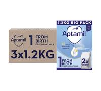 Aptamil 1 First Baby Milk Powder, From Birth, 1.2K (Pack of 3)