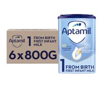 Aptamil 1 First Baby Milk Powder, From Birth, 800g (Pack of 6)