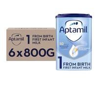 Aptamil 1 First Baby Milk Powder, From Birth, 800g (Pack of 6)
