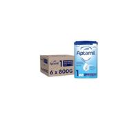 Aptamil 1 First Baby Milk Powder, From Birth, 800g (Pack of 6)