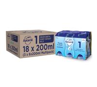 Aptamil 1 First Infant Baby Milk Ready to Use Liquid Formula, from Birth, 1.2L (18*200 ml)