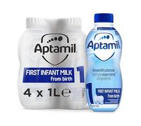 Aptamil 1 First Infant Milk from Birth, 1000ml (Pack of 4)
