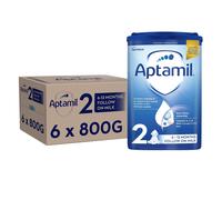 Aptamil 2 Follow On Baby Milk Powder, 6-12 Months, 800g (Pack of 6) - Packaging May Vary
