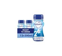 Aptamil 2 Follow On Baby Milk Ready to Use Liquid Formula 612 Months 200ml Pack of 12