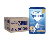 Aptamil 3 Toddler Baby Milk Powder Formula, 1-2 Years, 800g (Pack of 6) - Packaging May Vary