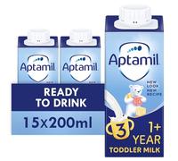 Aptamil 3 Toddler Milk, Ready to Drink Liquid Formula, 1-3 Years, 15 x 200ml