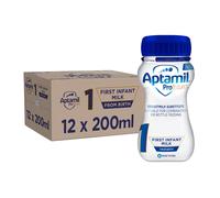 Aptamil Advanced 1 First Infant Baby Milk Ready to Use Liquid Formula, from Birth, 200ml (Pack of 12)
