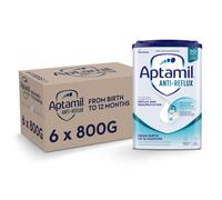 Aptamil Anti-Reflux Baby Milk Powder Formula, from Birth, 800g (Pack of 4)