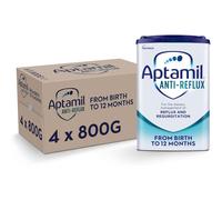 Aptamil Anti-Reflux Baby Milk Powder Formula, from Birth, 800g (Pack of 4)