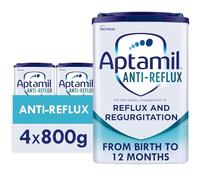Aptamil Anti-Reflux Baby Milk Powder Formula, from Birth, 800g (Pack of 4)