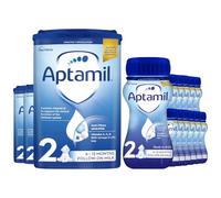 Aptamil Baby Milk FOM Monthly Milks Feeding Bundle - 3 x FOM 800g & 12 x FOM 200ml