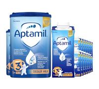 Aptamil Baby Milk GUM Monthly Milks Feeding Bundle - 2 x GUM 800g & 15 x GUM 200ml