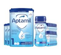 Aptamil Baby Milk IFM Monthly Milks Feeding Bundle - 3 x IF 800g & 12 x IF 200ml