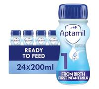 24 x 200ml Aptamil Breastmilk Substitute 1 First Infant Milk From Birth