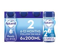 Aptamil Ready To Drink 2 Follow On Milk 6-12 Months 6 X 200ml