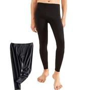 APTBJKUiU Men's Thermal Underwear Long Johns/Ultra Soft Thermals Leggings,Base Layer Winter Sports Leggings,Pack Long Johns for Men Thermal,Hygroscopic Mens Thermals for Run Ski Workout(Mens-Black-L)