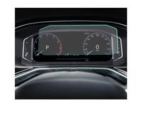 Aptfkec 2021 Car Navigtion Tempered Glass LCD Screen Protective Film Sticker Guard For VW For Tiguan For For Line Dashboard Screen Protector(For instrument)