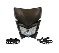 Aptfkec For For KLX 250 450 For KMX 125 For KDX For ZZR For WR For KX For KLR For KLE 110 125 12V 35W Motorcycle Headlight Plate. Headlights(Black)