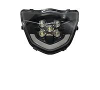 Aptfkec For TTR For WR-F WR250/400/450 TTR250 WR250F WR450F Motocross LED Headlight DRL Universal Motorcycle Headlights(Black)