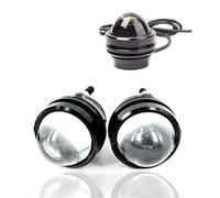 Aptfkec Front Headlight Assembly Car Reverse Parking DRL Daytime Running Light LED White Blue Yellow Red Auto Fog Lamps 2PCS Eagle Eye Led 12/24V 15W