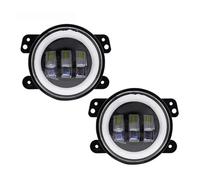 Aptfkec Front Headlight Assembly For Dodge For Journey 2009 2010 2011 2012 2013 4 Inch Car LED Headlight 30W Fog Light With White Halo Ring DRL Angel Eyes
