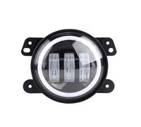 Aptfkec Front Headlight Assembly For Dodge For Journey 2009 2010-2013 4 Inch Car LED Headlight 30W Fog Light With White Halo Ring DRL Angel Eyes