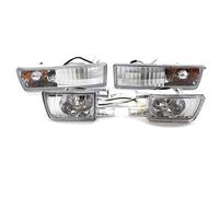 Aptfkec Headlight Complete Set For VW For Golf For Jetta Mk3 For Vento 1992 1993 1994 1995 1996 1997-1999 Car Lights Front Bumper Fog Lights And Turn Signal Lamps Accessories