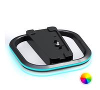 APTGAME™ Vertikaler Standfuß für Playstation 5/PS5 Slim/PS5 Pro Konsole,Vertikaler Ständer mit LED-Kantenbeleuchtung mit 7 Farben und Breathing Cycle,Konsole Halterung mit Beiliegenden Schraube