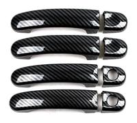 APTKCMCNVG Car Door Latch Handle Cover for Caravelle for Transporter T5 T6 2003-2019 Double Hole Door Handle Cup Protector Anti-Scratch(Carbon Fiber Pattern)