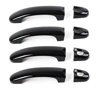 APTKCMCNVG Car Door Latch Handle Cover for Caravelle for Transporter T5 T6 2003-2019 Double Hole Door Handle Cup Protector Anti-Scratch(Bright Black)