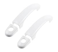 APTKCMCNVG Car Door Latch Handle Cover for Caravelle for Transporter T5 T6 2003-2019 Double Hole Door Handle Cup Protector Anti-Scratch(2 Doors-White)