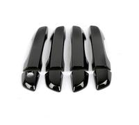 APTKCMCNVG Car Door Latch Handle Cover for Civic 10th 2016 2017 2018 2019 2020 LHD Carbon Fiber Grain/Glossy Black Exterior Door Handle Pull Cover Trim(B)