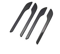 APTKCMCNVG Car Door Latch Handle Cover for Model 3 2021 Model Y Accessories Door Cover Paste Model3 Carbon Fiber ABS Three 4Pcs/Set Car Door Handle(B)