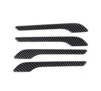 APTKCMCNVG Car Door Latch Handle Cover for Model 3 Three Carbon Fiber Protector Sticker Accessories 4PCS Door Handle Wrap Cover