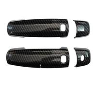 APTKCMCNVG Car Door Latch Handle Cover for Sedici 189 2006-2011 Single Hole Dual Smart Door Handle Trim with Exterior Bowl Anti-Scratch Guard Kit(2 Doors Carbon Fiber Pattern a)