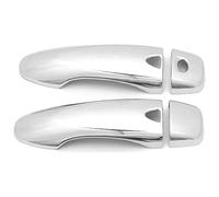 APTKCMCNVG Car Door Latch Handle Cover for Tiida 2016-2024 Single Hole Dual Smart Exterior Door Handle Bowl Anti-Scratch Modification Car Body Guard Protector(2 Doors Electroplated)