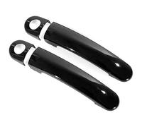 APTKCMCNVG Car Door Latch Handle Cover for TT 8J for Coupe 2007-2014 Door Handle Bowl Decoration Anti-Scratch Modification Accessories for Two Models Protector(Double Hole Bright Black)