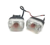 APTKCMCNVG motorbike signal lamps Universal 2PCS Motorcycle Front And Rear Turn Signal Light Blinker Indicator Flasher Lamp 12V(Front White Cover)