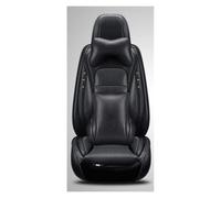 APTKCMCNVG Seat Covers Tailored For A3 8p A5 For Sportback A6 4f C5 C7 C6 For Avant A4 B6 B7 B8 Car Seat Cover Set Cushion Protection Full Leather(Black,Deluxe Edition)