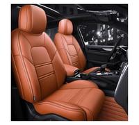 APTKCMCNVG Seat Covers Tailored For Cayenne For Macan For Panamera Seat Covers For Car Custom Fits Full Set Middle Perforated PU Leather Specific(Orange)