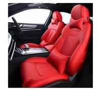 APTKCMCNVG Seat Covers Tailored For Polo Sedan For Vw For TOUAREG For T&OURAN For Passat B5 B6 B8 Car Seat Cover Set Cushion Protection(Red,Deluxe Edition)