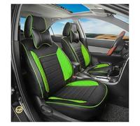 APTKCMCNVG Seat Covers Tailored For Toyota 86 Car Seat Cover Set PU Leather Cars Seats Support Interior Custom Covers Automobiles(Green 1)