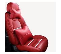 APTKCMCNVG Seat Covers Tailored For X3 E83 F10 X5 E53 E70 X6 G30 E46 F25 F34 E34 F15 F11 E60 X1 Custom Car Seat Cover Set Cushion Protection(Red,Deluxe Edition)